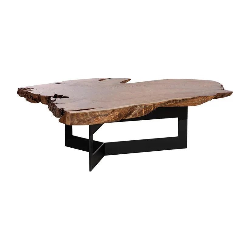 Wyatt Wooden Geometric Coffee Table - LOOMLAN - SUNPAN - Coffee Tables