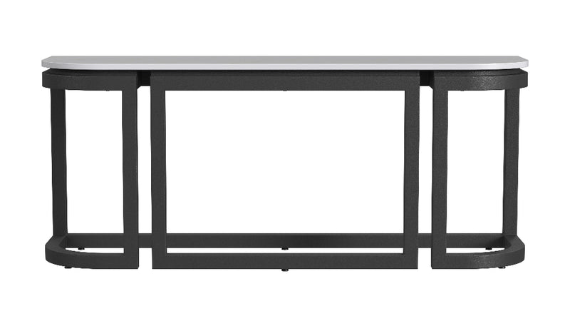 Malibu Aluminum Framed Outdoor Console Table