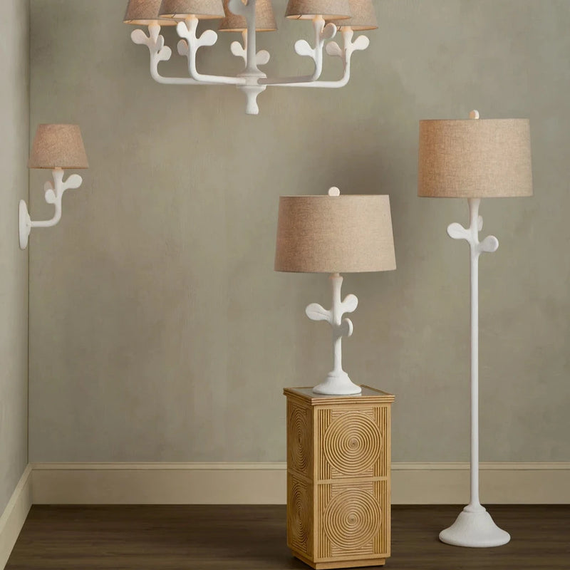 Charny White Floor Lamp