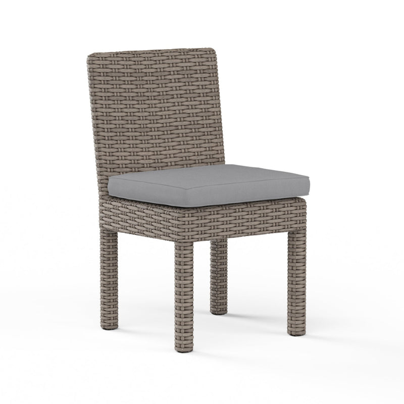 Coronado Sunbrella Armless Outdoor Dining Chair 2PC