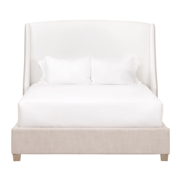 Performance Fabric Sloan Two-Tone Bed Frame