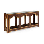 Yangon Raffia Covered Console Table - LOOMLAN - Chelsea House - Console Tables