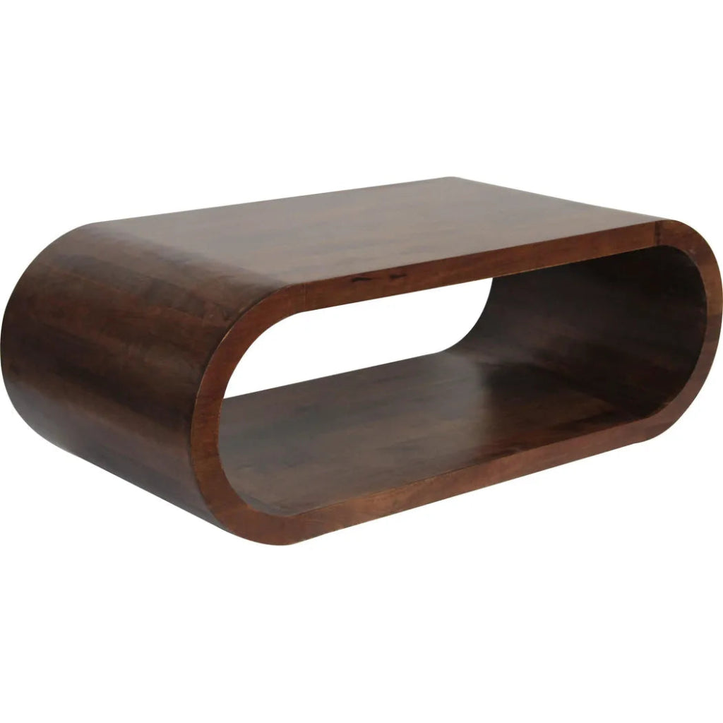 Yareli Geometric Wood Coffee Table - LOOMLAN - Coffee Tables