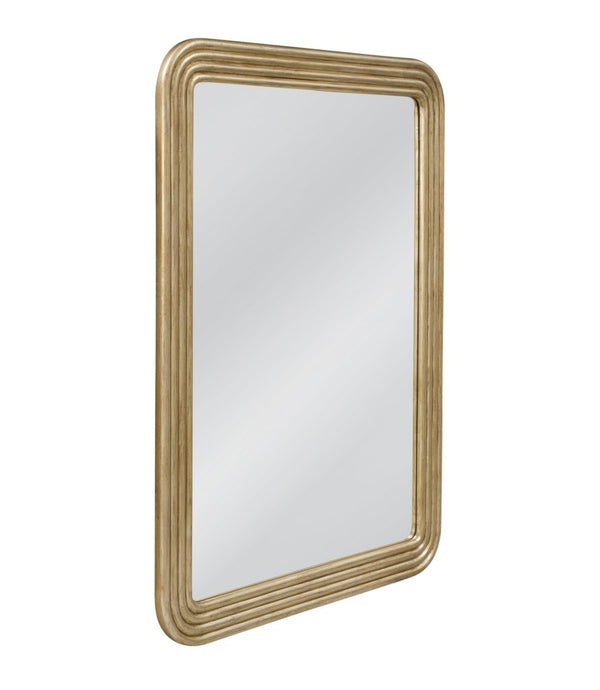 Yevette Gold Leaf Finish Wall Mirror - LOOMLAN - Bassett Mirror - Wall Mirrors