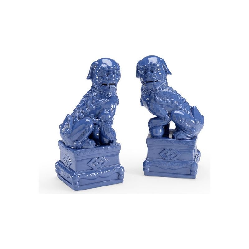 Yin And Yang Blue Sculpture (Set Of 2) - LOOMLAN - Wildwood - Statues & Sculptures