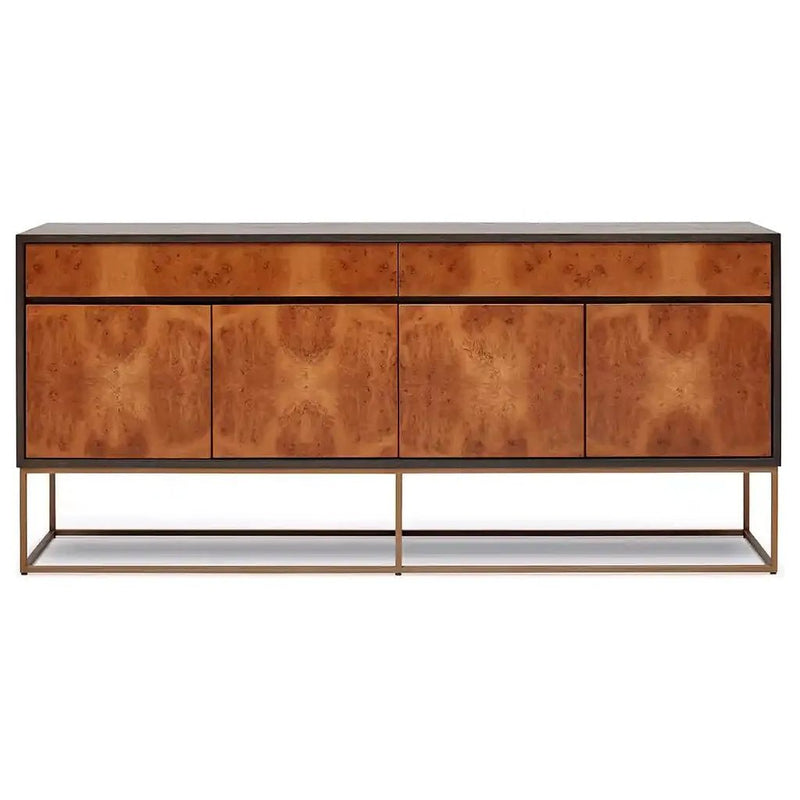 Yoga Stainless Steel Based Wooden Buffet - LOOMLAN - Urbia - Buffets