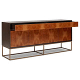 Yoga Stainless Steel Based Wooden Buffet - LOOMLAN - Urbia - Buffets