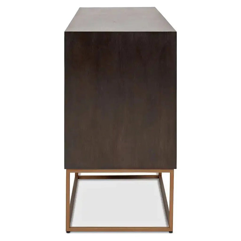 Yoga Stainless Steel Based Wooden Buffet - LOOMLAN - Urbia - Buffets