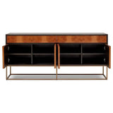 Yoga Stainless Steel Based Wooden Buffet - LOOMLAN - Urbia - Buffets