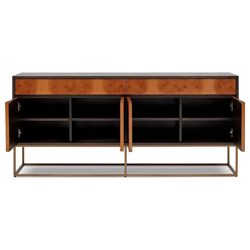 Yoga Stainless Steel Based Wooden Buffet - LOOMLAN - Urbia - Buffets