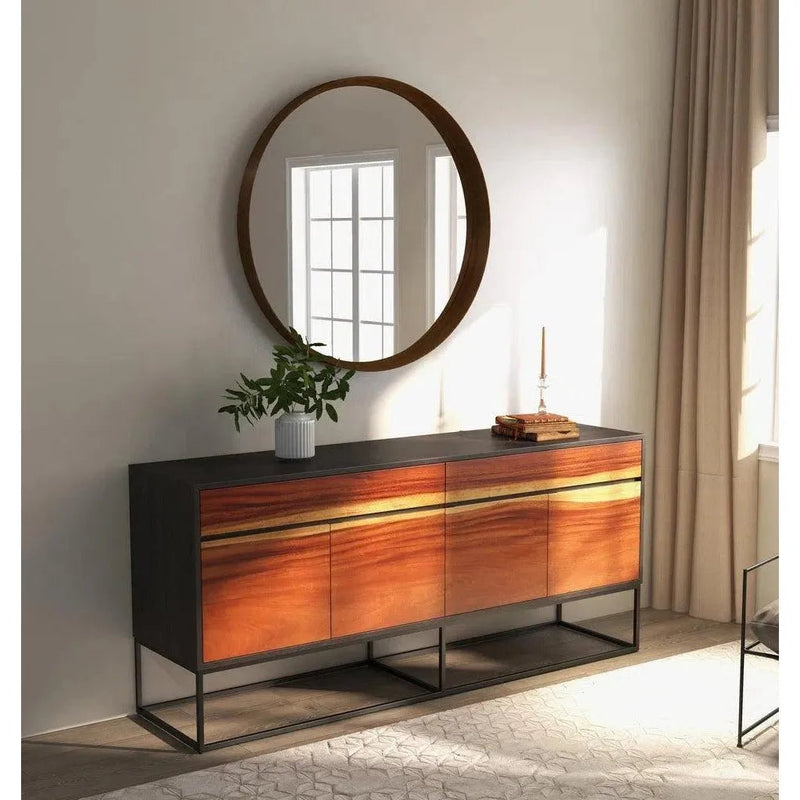 Yoga Stainless Steel Based Wooden Buffet - LOOMLAN - Urbia - Buffets