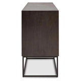 Yoga Stainless Steel Based Wooden Buffet - LOOMLAN - Urbia - Buffets