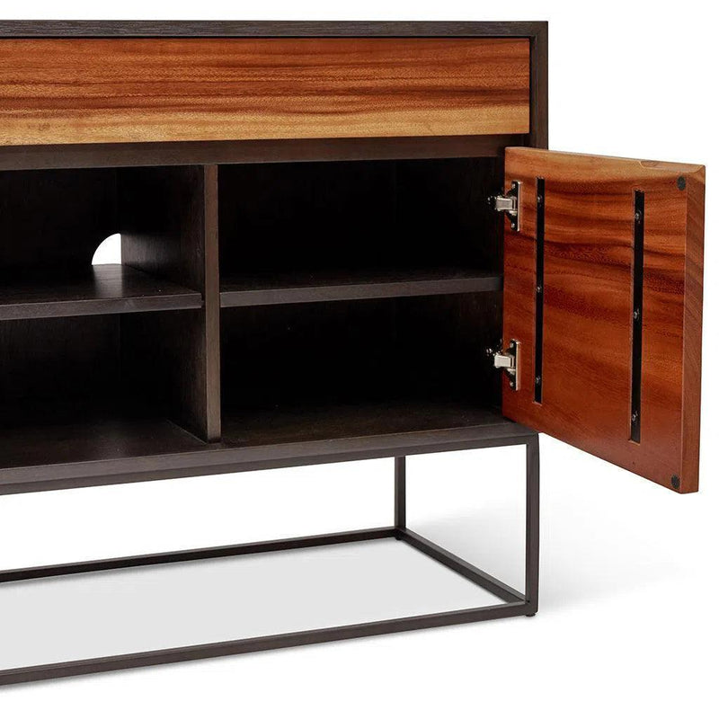 Yoga Stainless Steel Based Wooden Buffet - LOOMLAN - Urbia - Buffets