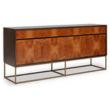 Yoga Stainless Steel Based Wooden Buffet - LOOMLAN - Urbia - Buffets