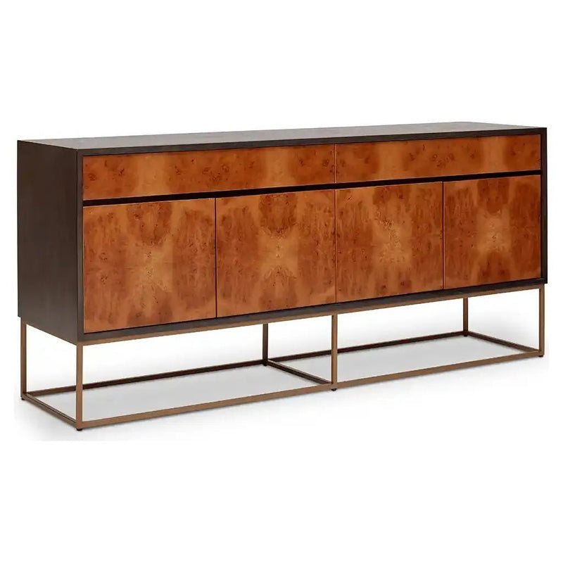 Yoga Stainless Steel Based Wooden Buffet - LOOMLAN - Urbia - Buffets