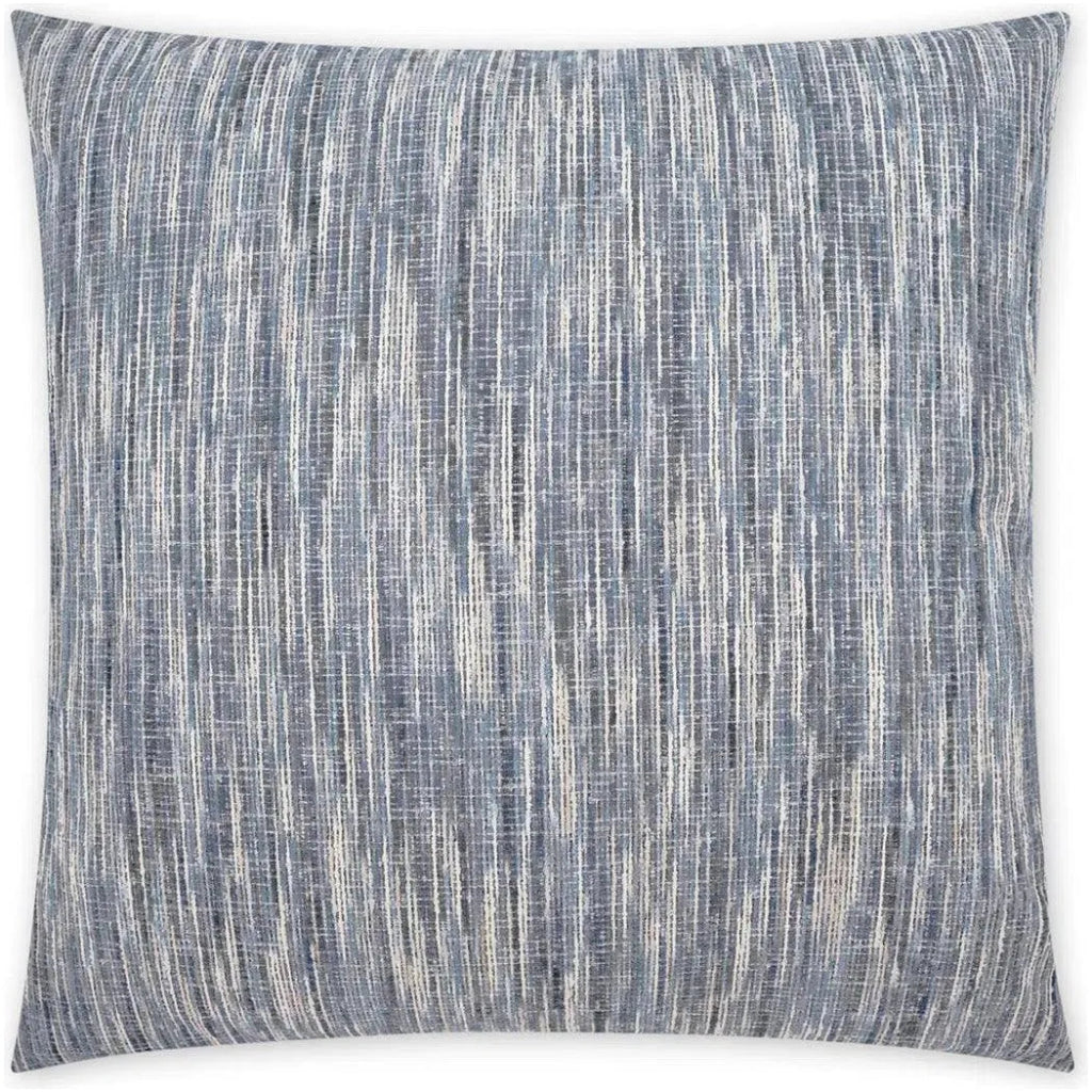 Yonah Textured Slate Blue Large Throw Pillow Insert - LOOMLAN - D.V. Kap - Throw Pillows