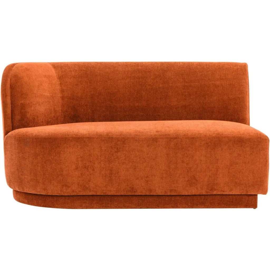 Yoon Performance Fabric 2 Seat Sofa Right - LOOMLAN - Moe's Home - Sofas & Loveseats