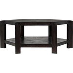 Yuhuda Coffee Table, Sombre Finish - LOOMLAN - Noir - Coffee Tables