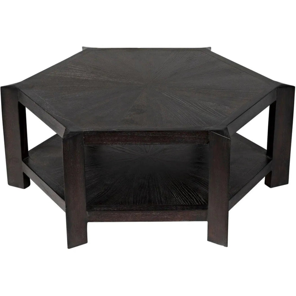 Yuhuda Coffee Table, Sombre Finish - LOOMLAN - Noir - Coffee Tables