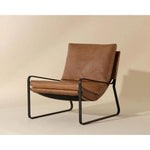 Zancor Leather Lounge Chair - LOOMLAN - SUNPAN - Accent Chairs