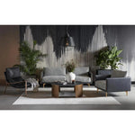 Zancor Leather Lounge Chair - LOOMLAN - SUNPAN - Accent Chairs