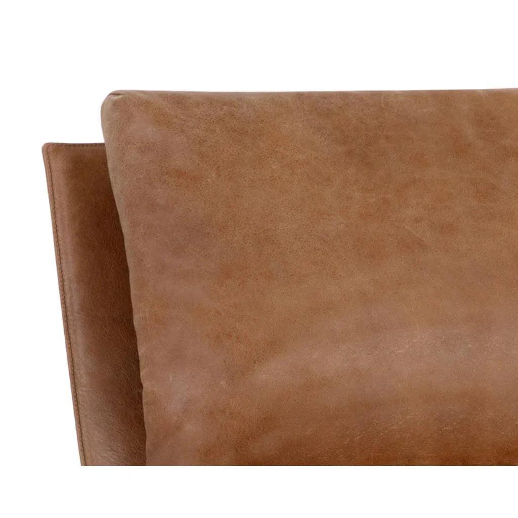 Zancor Leather Lounge Chair - LOOMLAN - SUNPAN - Accent Chairs