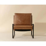 Zancor Leather Lounge Chair - LOOMLAN - SUNPAN - Accent Chairs