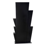 Zelda Industrial Steel Black Bookcase - LOOMLAN - Bookcases