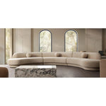 Zelda Light Camel Performance Velvet 3PC Modular - LOOMLAN - Diamond Sofa - Modular Sofas