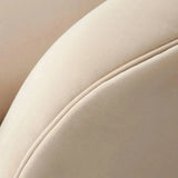 Zelda RF Curved Light Camel Performance Velvet Chaise - LOOMLAN - Diamond Sofa - Chaises