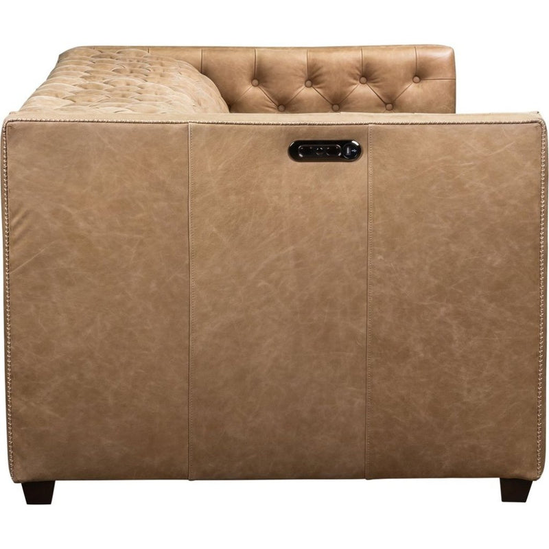Zen Leather Power Headrest Power Sofa - LOOMLAN - Olivia + Quinn - Sofas & Loveseats