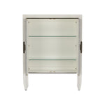 Zep Wooden Framed White Cabinet - LOOMLAN - Wildwood - Accent Cabinets