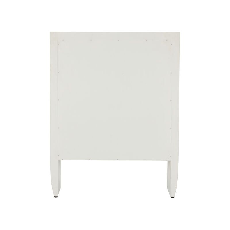 Zep Wooden Framed White Cabinet - LOOMLAN - Wildwood - Accent Cabinets