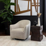 Zepher End Table In Dark Brown SolidWood - LOOMLAN - SUNPAN - Side Tables