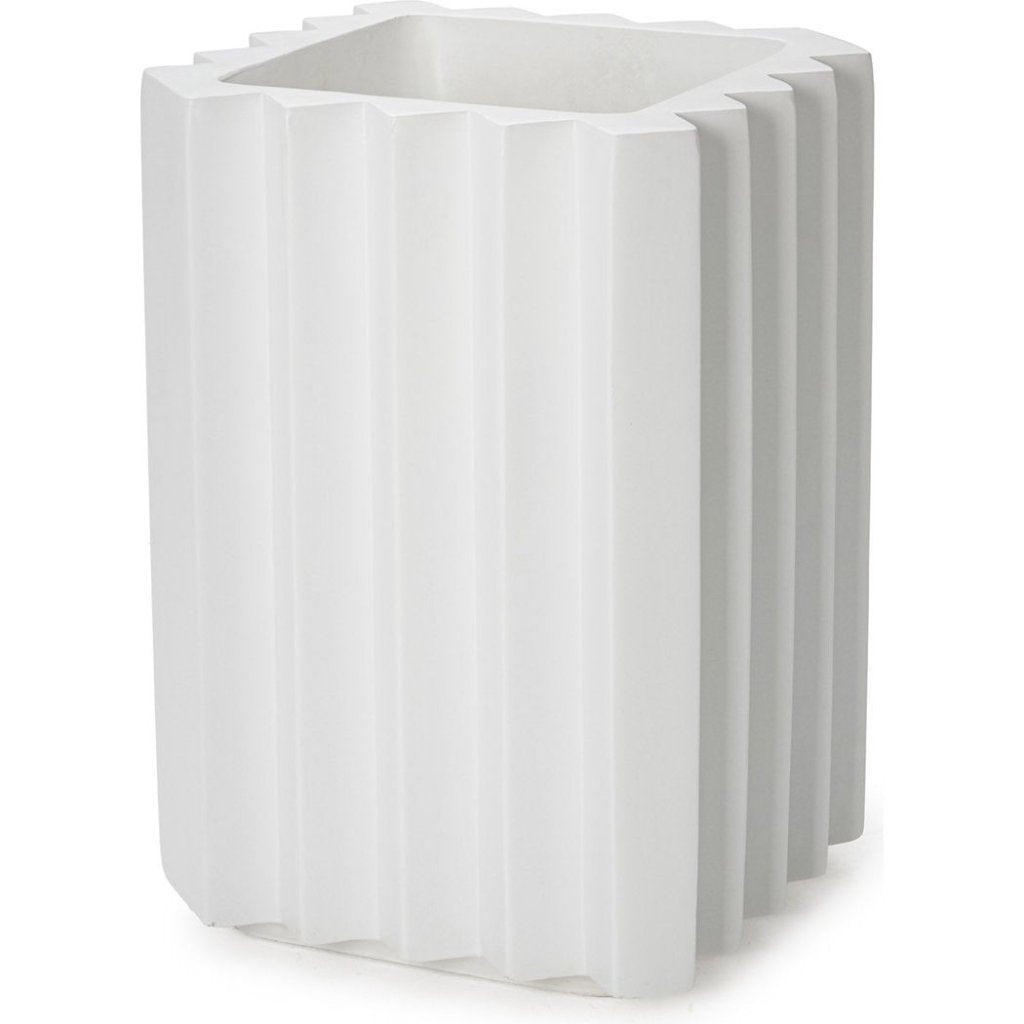 Zigzag Fiberglass Made Modern Planter - LOOMLAN - Le Present - Planters