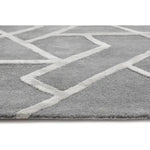 Zizi Hand - Tufted Grey Rug - LOOMLAN - SUNPAN - Area Rugs