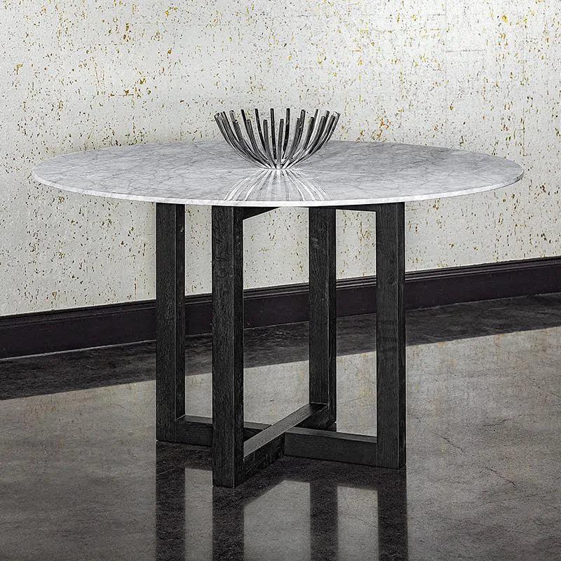 Zola Dining Table - Marble Top Legs - LOOMLAN - SUNPAN - Dining Tables