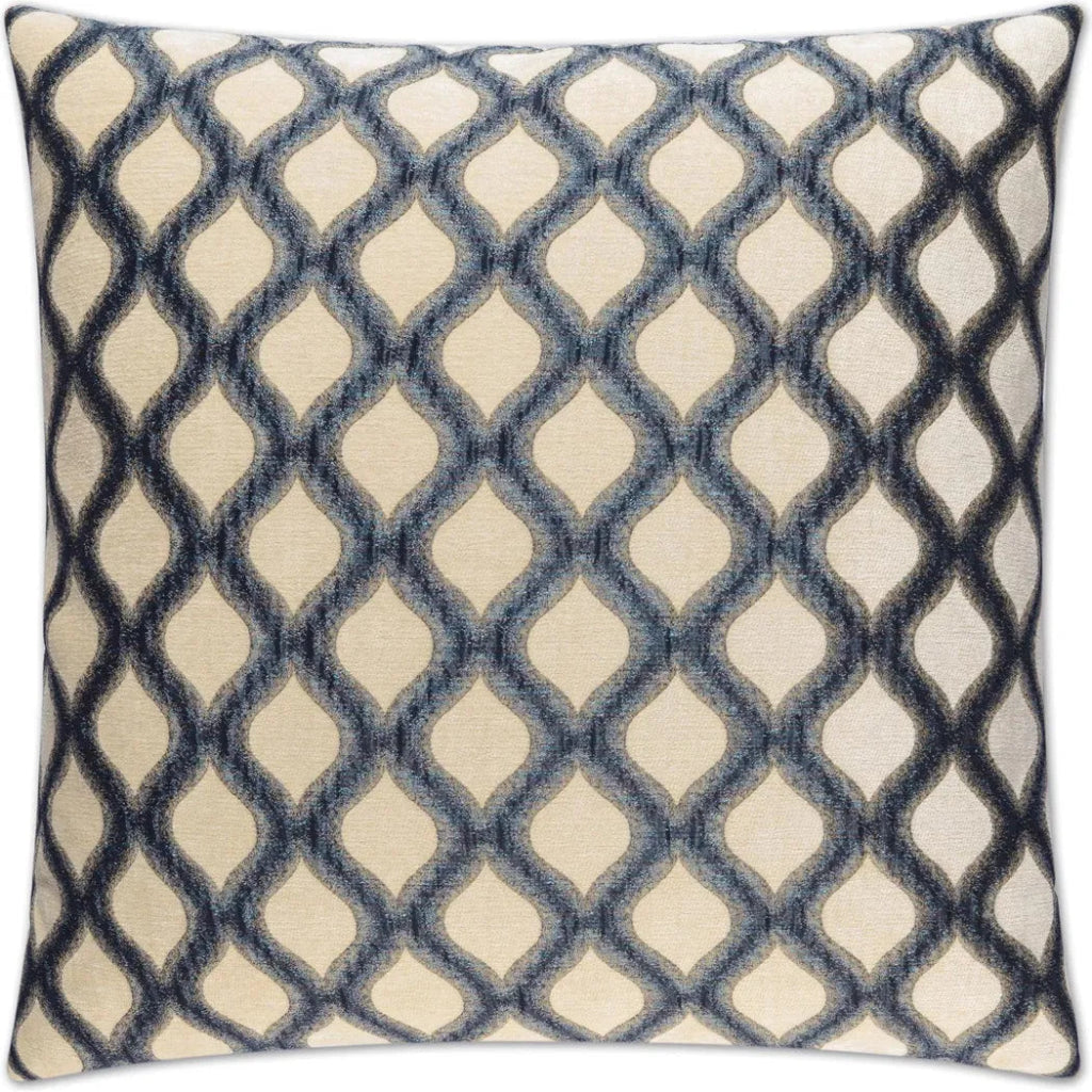 Zulu Sapphire Blue Throw Pillow With Insert - LOOMLAN - D.V. Kap - Throw Pillows